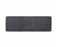 JVL Tanami zweifarbig Fleck Barrier Runner Fußmatte, 80 Baumwolle/20 Prozent Synthetik/Gel Unterstützung, anthrazit, 50 x 150 x 0,5 cm