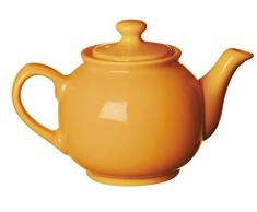 Excelsa Trendy Teekanne aus Keramik, Maße: 12 x 21 x 12 cm. 12x21x12 cm Arancione