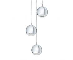 EGLO CONESSA Hängeleuchte 3-flammig, Stahl, 3.3 W, chrom