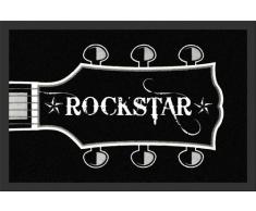 empireposter Rockstar/Guitar Head - Fussmatte, GrÃ¶Ãe: 60 x 40 cm, Material Polypropylen