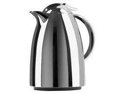 Emsa 624101600 Isolierkanne, 1 Liter, Aroma Diamond, Quick Tip Verschluss, 100% dicht, Chrom, Auberge