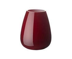 Villeroy & Boch Drop Kleine Vase Deep Cherry, 12 cm, Glas, Rot