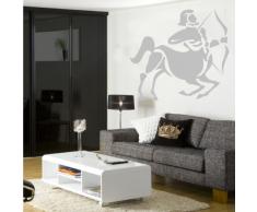 INDIGOS 4052166066372 Wandtattoo w396 Schütze - Sternzeichen Wandaufkleber 80 x 80 cm, silber