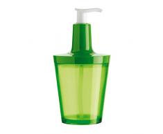 koziol Seifenspender 250 ml Flow, Kunststoff, transparent grün, 8.80 x 8.80 x 17.7 cm