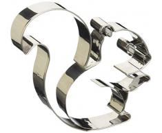 Birkmann 1010707310 Ausstechform Eichhörnchen groß 10 cm, Kunststoff, Grau, 5 x 3 x 2 cm