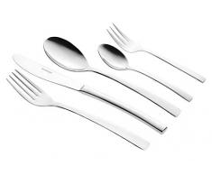 Esmeyer 30-TLG Isabel aus Edelstahl 18/10, poliert Im Geschenkkarton Besteck, Silber, 22 x 24 x 4 cm