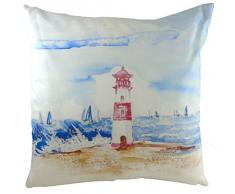 Nauticalia Kissen Coastal Leuchtturm