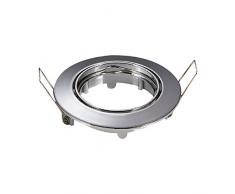 V-TAC VT-778 Strahler GU10 Chrom VT-778 x2, Kunststoff und andere Materialien, Tiefe 65 mm