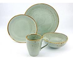 Creatable Single Set Kombiservice, STEINGUT, Stein/grau, 30 x 32 x 6 cm, 4-Einheiten
