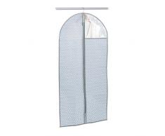 Zeller 14632 Kleiderhülle mit Fenster, ca. 60 x 120 x 1 cm, weiß/grau, Vlies