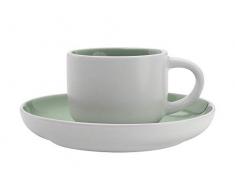 Maxwell Williams Tint Espressotasse und Untertasse in Geschenkbox, Porzellan, 100 ml, mintgrün, Espresso Size