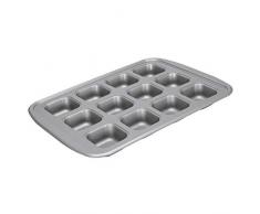 Städter We Love Baking Backform, Metall, Silber, 38,5 x 27,5 cm