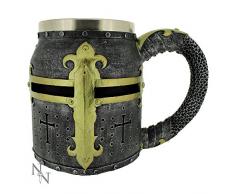 Nemesis Now Crusader Kaffeebecher, 16 cm, Grau