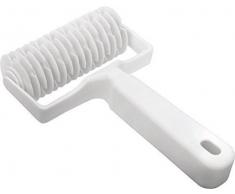 IBILI 771800 Teigroller Gitter 12 cm aus Kunststoff, weiß, 21 x 12 x 2 cm