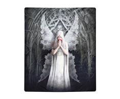 Nemesis Now Love Remains Anne Stokes Überwurf, Polyester, Einheitsgröße, 38 cm, Schwarz