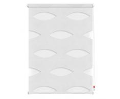 Lichtblick KDE.090.150.01 Duo Rollo Ellipse Klemmfix, ohne Bohren Weiß, 90 cm x 150 cm (B x L)