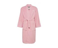 Tom Tailor KIMONO Bademantel Größe XXL, rose, Frottee, weiß