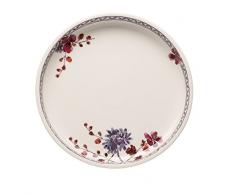 Villeroy & Boch Artesano Provençal Lavendel Runde Servierplatte, 26 cm, Premium Porzellan, Weiß/Bunt