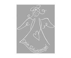 Rayher 2808100, Stempel, Dein Schutzengel, 6 x 8 cm