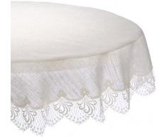 Plauener Spitze by Modespitze 3086L_14_180 Tischdecke Nizza L, GröÃe 180 cm, rund