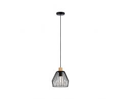 Paulmann 70891 Pendelleuchte Cameo max. 20 Watt Hängelampe IP44 Spritzwassergeschützt Deckenlampe Metall, Holz E27