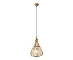 EGLO AMSFIELD Hängeleuchte, Stahl, 60 W, braun