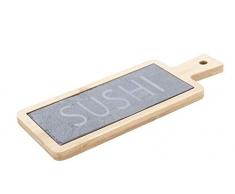 Cosy & Trendy 3156194 Tablett, Schiefer/Bambus, 23 x 9 x 1 cm