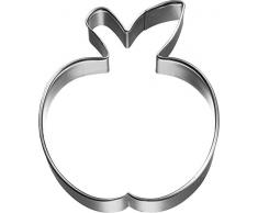 Birkmann 1010721310 Ausstechform Apfel 6 cm, Kunststoff, Grau, 5 x 3 x 2 cm
