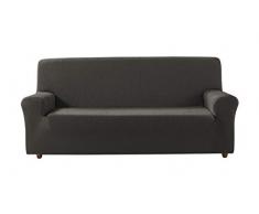 Zebra Textil Elastische Sofa-Husse Beta Größe 4 Sitzer (Von 210 bis 240 cm), Farbe Grau (Mehrere Farben verfügbar)