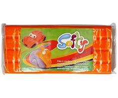 efco Modelliermasse, Knetmasse, Orange, 18x8x3 cm