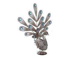 LED Solarleuchte Pfau Au?enbeleuchtung Dekoration Beleuchtung Gartenleuchte Lampe Globo 33309
