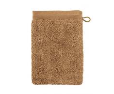 möve Superwuschel Waschhandschuh 15 x 20 cm aus 100% Baumwolle, nougat