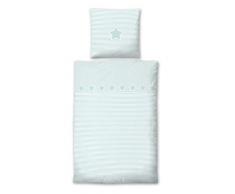 biberna 0075660 Single-Jersey Bettwäsche Kids & Teens Garnitur mit Kopfkissenbezug (Baumwolle) 1x 135x200 cm + 1x 80x80 cm, eisblau
