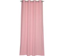 Schöner Wohnen Mono Ösenschal, Baumwolle, Rosa, 250 x 140 cm