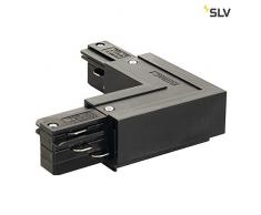 Eutrac Eutrac Leuchten L-Verbinder für Hochvolt 3-Phasen-Aufbauschiene, Kunststoff, Schwarz