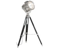 Kare Stehleuchte Metropolis Spot, groÃe Standleuchte mit Hollywood Charakter, höhenverstellbare Stehlampe auf Dreibein, (H/B/T) 130 x 30 x 51 cm