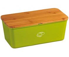 Kesper Brot Box mit Deckel, 34 x 18 x 14 cm, grün