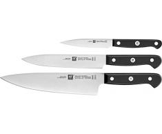 Zwilling 36130-003 Messerset Gourmet, Edelstahl, Silber / Schwarz, 3 Teilig