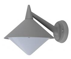 Action Außenleuchte Outdoor-line, 1-flammig, Serie Manhattan, 1x E27 60 W, 230 V, 26 x 26 x 33,3 cm, grau 479401500500