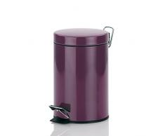 KELA 21772, Kosmetikeimer 3 l, Metall, Mali, Brombeer