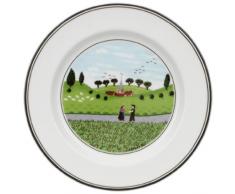 Villeroy & Boch Design Naif Brotteller Begegnung, Premium Porzellan