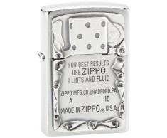Zippo 2001660 Use Emblem Feuerzeug, Messing