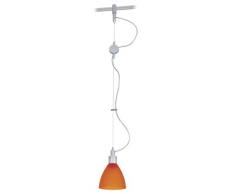 Paulmann 97273 Pendelleuchte Phil für Schienensystem Phantom Titan/Orange satiniert