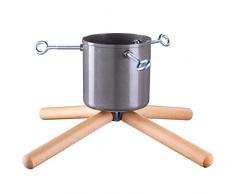 WeRChristmas Baumständer, Holz, Holzoptik, grau, 46 cm