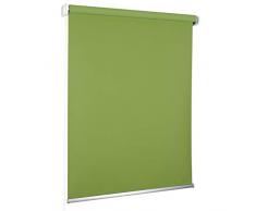 ROLLMAXXX Standard-Rollo Verdunkelungrollo Seitenzug Kettenzugrollo Tageslicht Sichtschutz (180 x 190 cm, Grün)