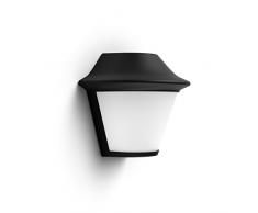 Philips myGarden Serres Wandleuchte, austauschbares Leuchtmittel, schwarz