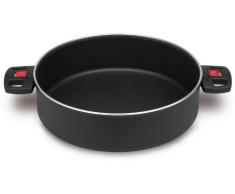 BALLARINI Cook Servierpfanne Click, Edelstahl, grau, 20 cm