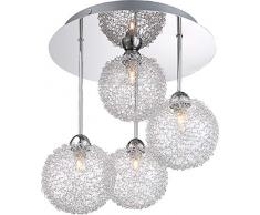 Globo 5662–4D New Design Anhänger Lampe, Chrom