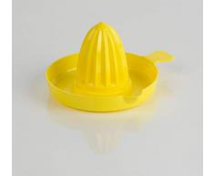 Kimmel Zitronenpresse Orangenpresse Saftpresse mit Kernfang, Kunststoff, Gelb