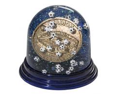 Schnabel-Schmuck Stadion Hamburg Schneekugel schneiende Fußbälle